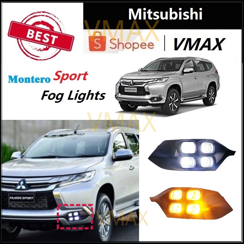 Mitsubishi Montero Sport 2016 2018 Foglights (Daytime Running Light