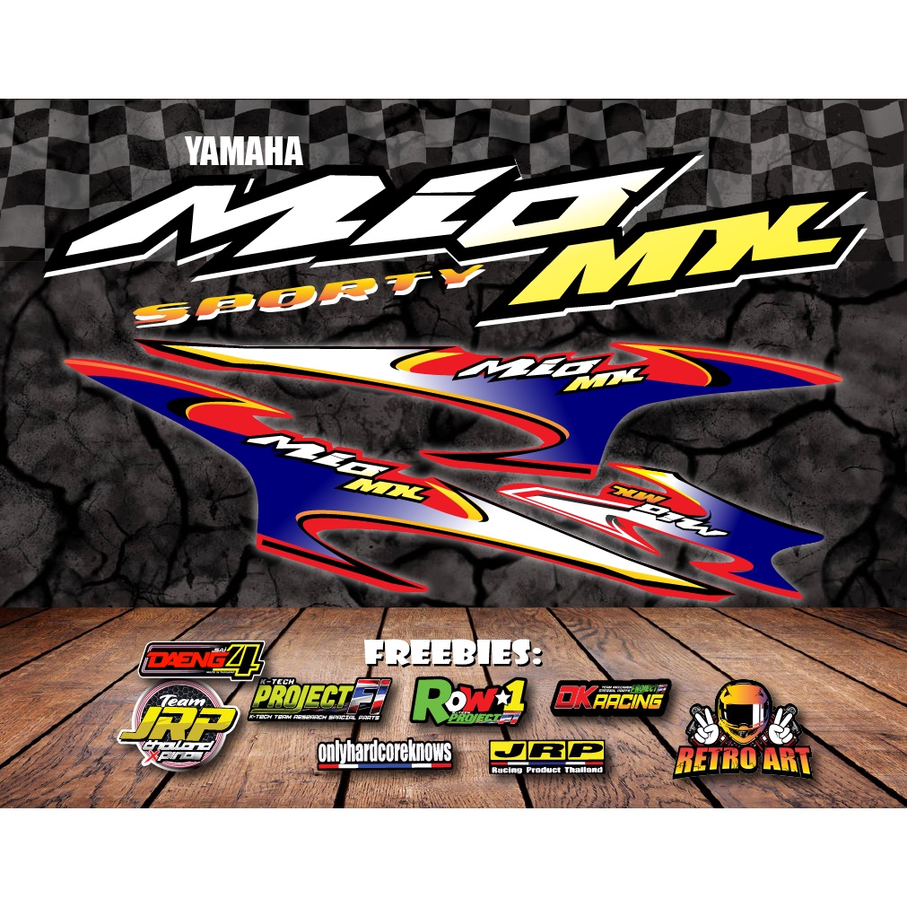 MIO SPORTY MX DECALS/ THAI STICKER Shopee Philippines