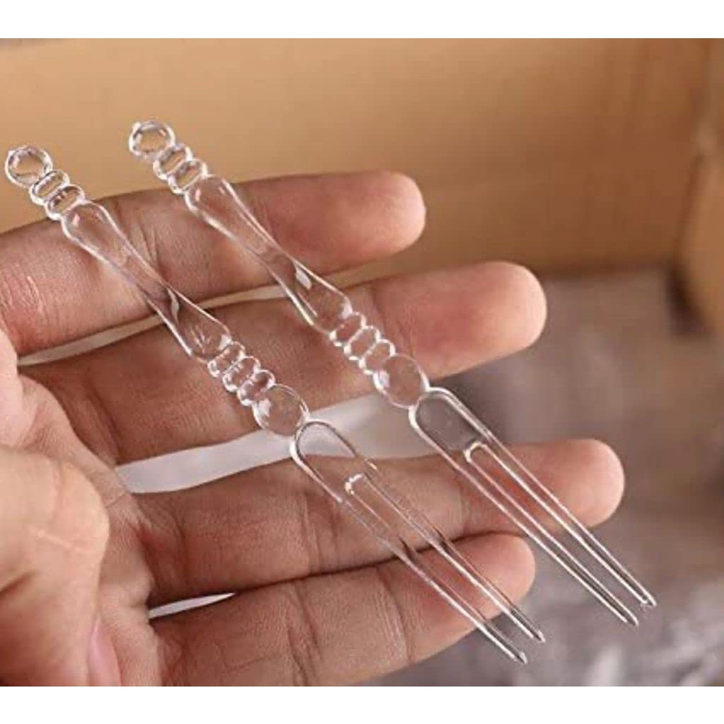 1Pack(60pcs) Disposable Plastic Fruit Forks, Forks Bistro Cocktail