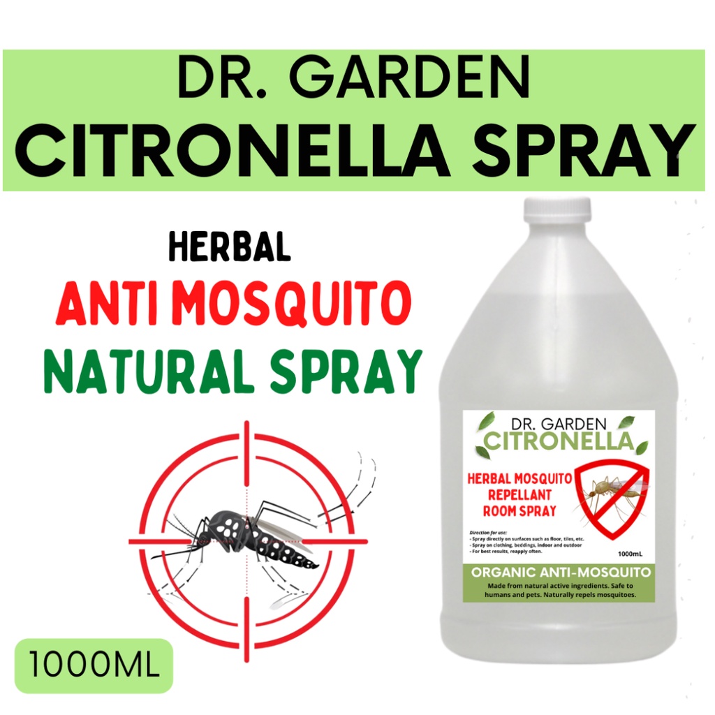 Dr. Garden Citronella FOG SOLUTION Anti Mosquito Room Spray Fogging