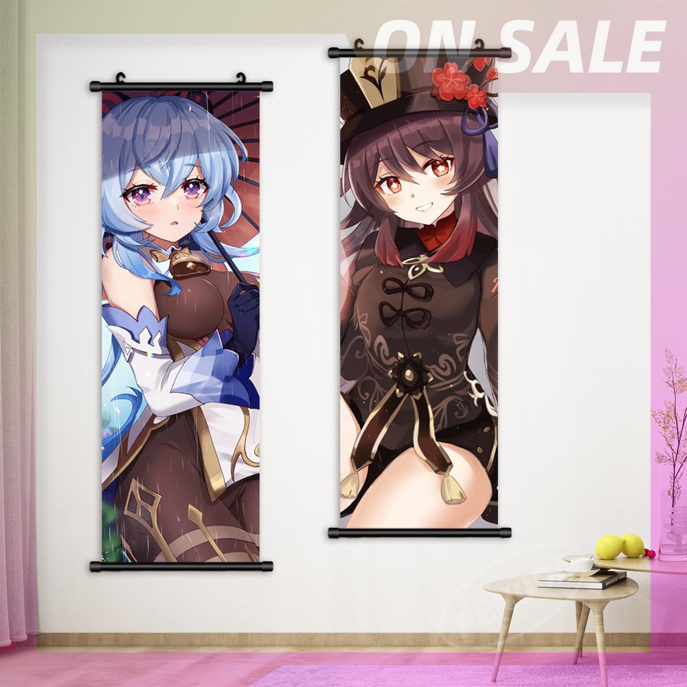 Good Quality Home Decor Genshin Impact Hanging Keqing Poster Beelzebul