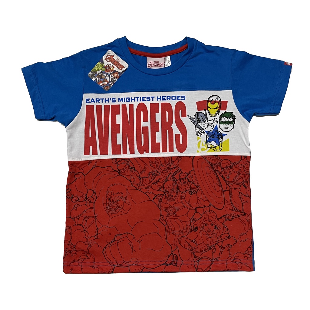 Disney Marvel Avengers Valiant Heroes Boys Kids And Toddlers Blue White