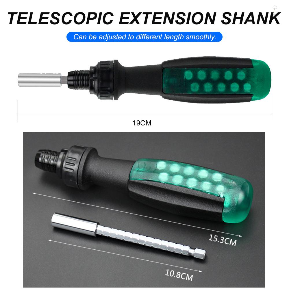 FLP 11in1 Portable Multibit Screwdrivers Ratcheting Screwdriver