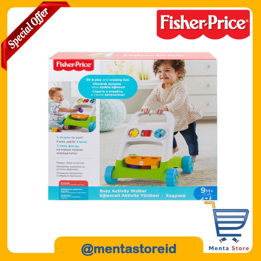 Fisher Price ECL Busy Activity Baby Walker Baby Walking Aid Shopee