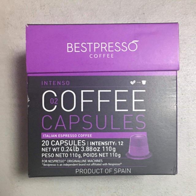 BESTPRESSO COFFEE CAPSULES FOR NESPRESSO ORIGINAL MACHINE (20 Capsules