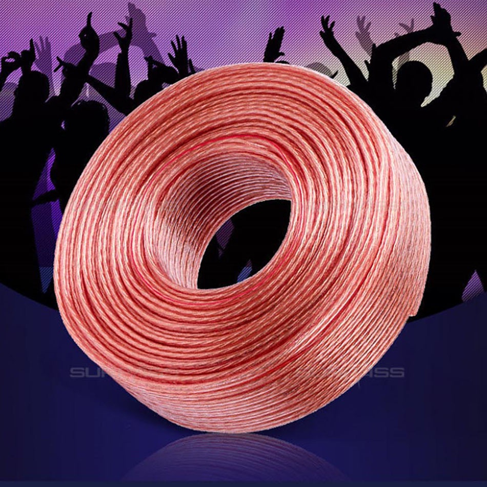 200core Pure Copper Speaker Cable Aluminum Oxygenfree Copper Clad