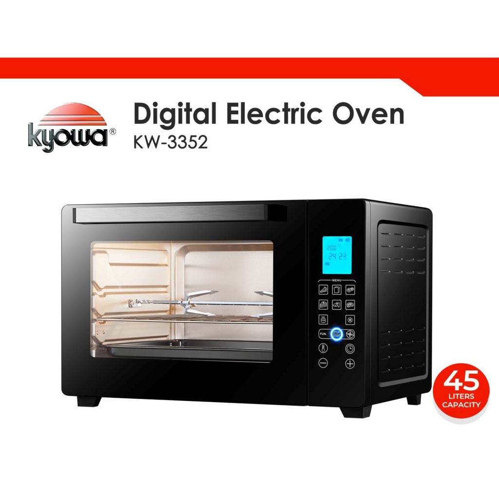 Kyowa KW3352 Electric Oven Digital 45 liters Black KW3352 (Houseware