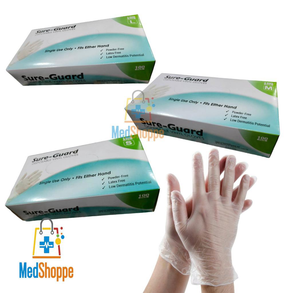VINYL GLOVES SUREGUARD Shopee Philippines