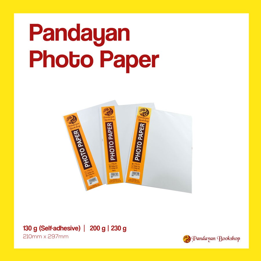 Pandayan Photo Paper A4 (5pcs Per Pack) Shopee Philippines