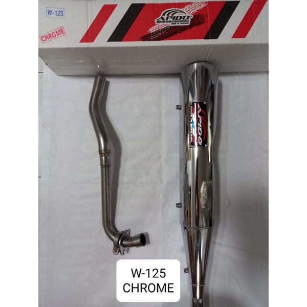 ORIGINAL APIDO MUFFLER WAVE 125 CHROME Shopee Philippines