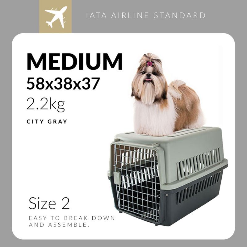 medium size pet travel crate pets carrier airline standard dog cat