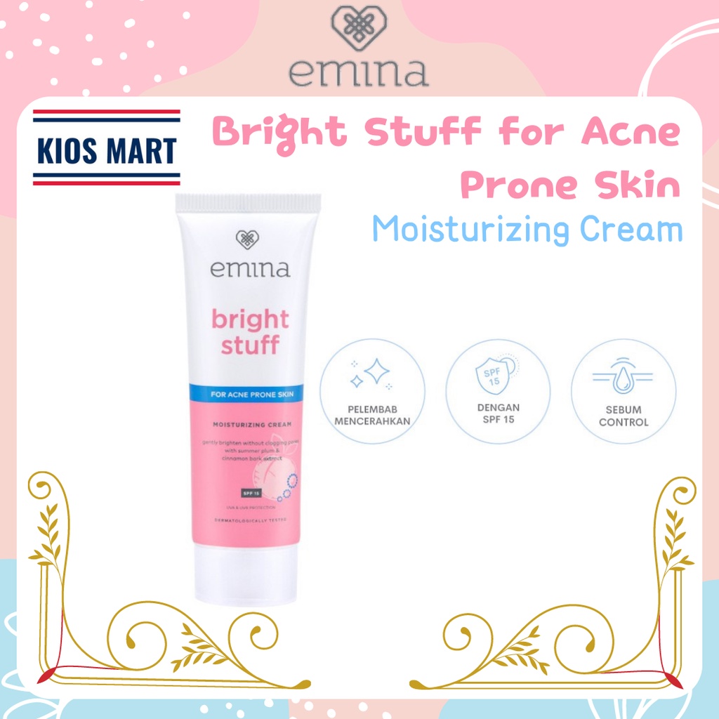 Emina Bright Stuff for Acne Prone Skin Moisturizing Cream 20ml Acne