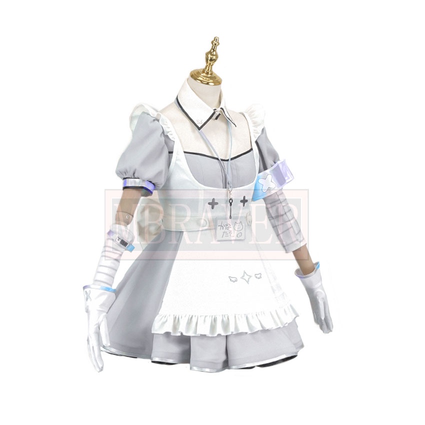 VTuber Hololive Amane Kanata Angel Maid Nurse Dress Cosplay Costume