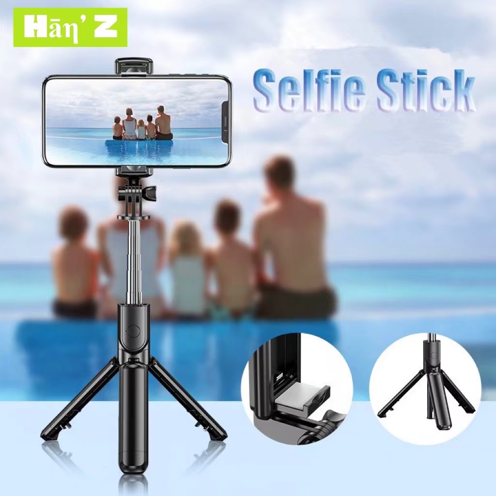 Tripod Phone Holder S03 3 in 1 Wireless Bluetooth Selfie Stick Foldable
