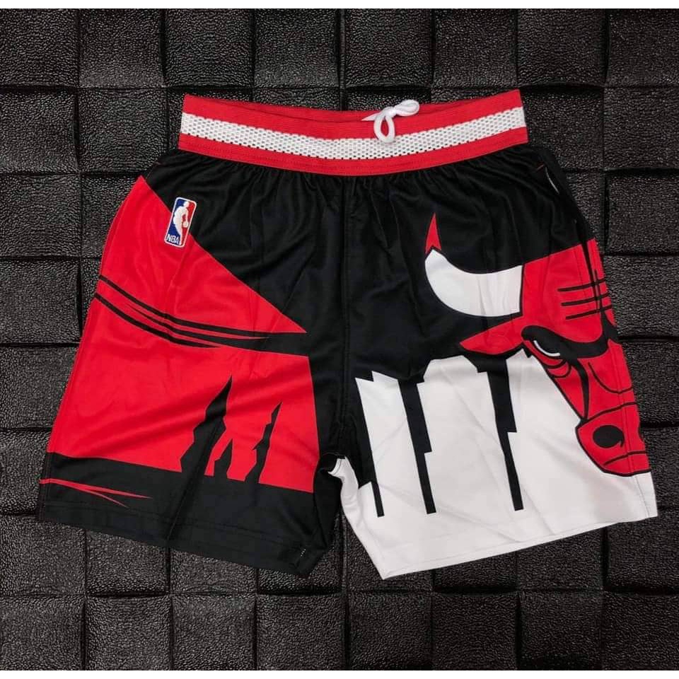 ۩ ☎Nba Chicago Bulls High Quality Men's Basketball Jersey Shorts