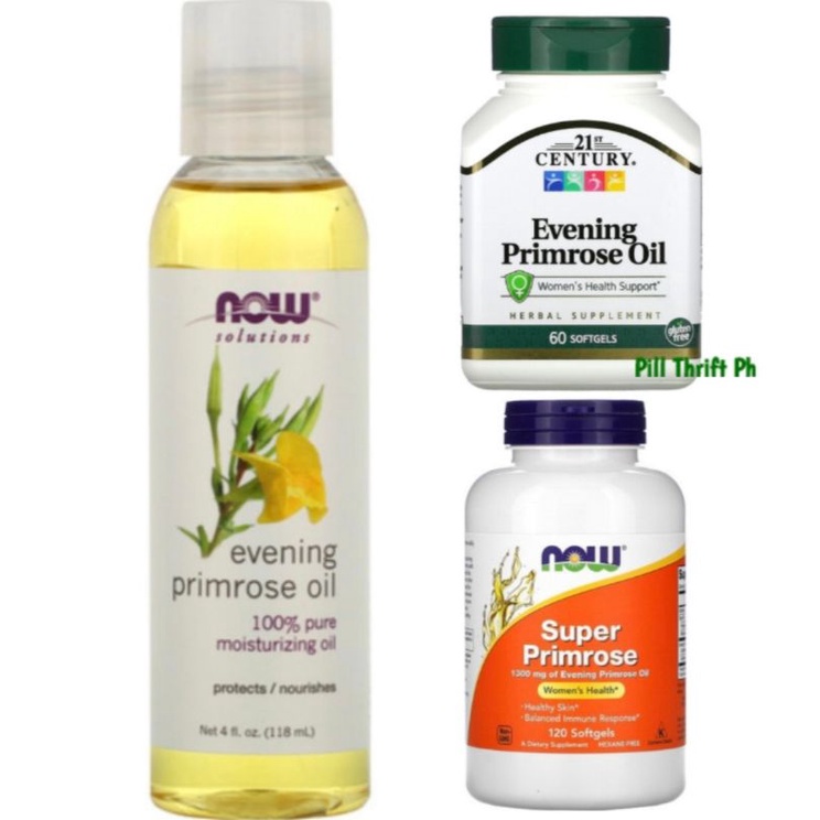 Evening Primrose Oil Now Super Primrose Evening Oil 1300mg/1000mg 100 or 120 Softgels/ 21st