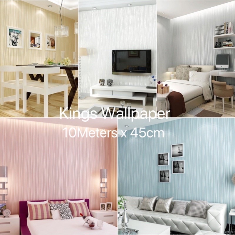 Wallpaper PVC Self Adhesive 10metersX45cm Waterproof Sticker Golden