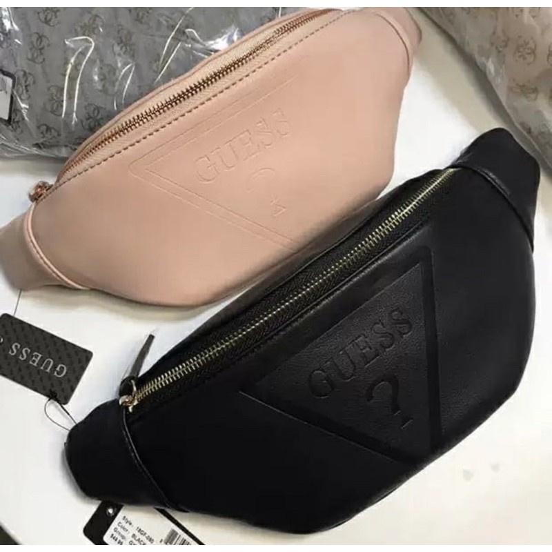 GUESS GYM EMBOSSED LOGO WAIST PACK bum fanny bag shoulder back body bag crossbody Shopee