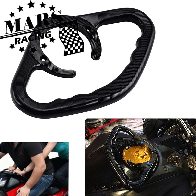 Motorcycle Passenger Front Hand Grip Tank Grab Bar Handles Armrest For KAWASAKI ER6N ER6F ER5