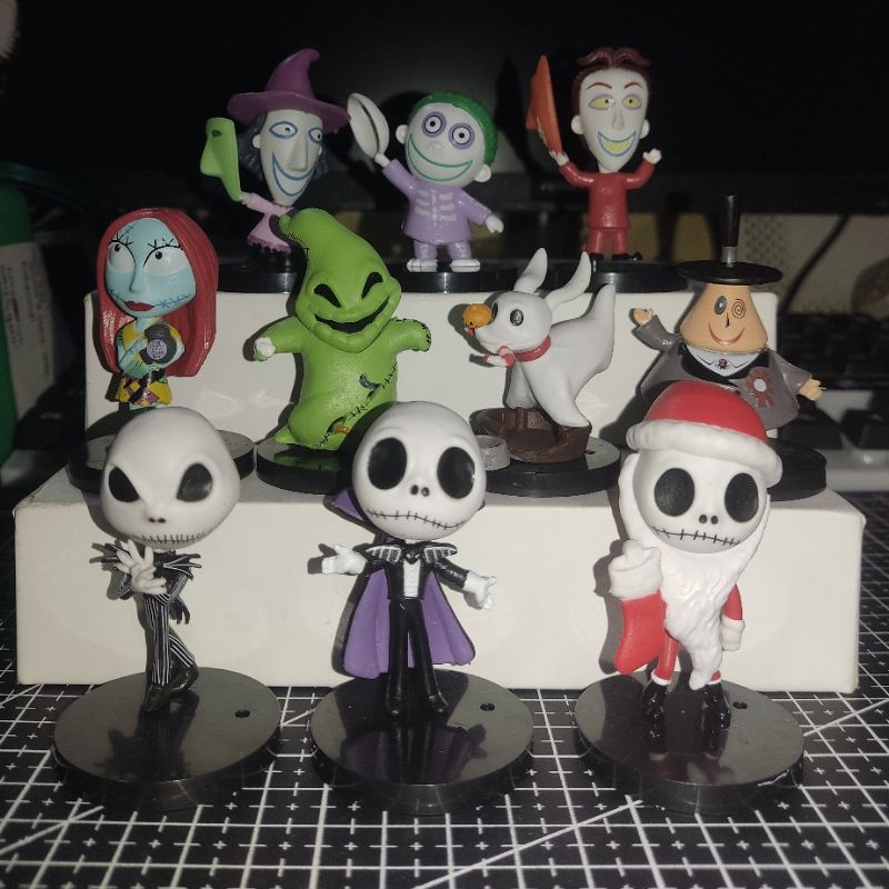 Nightmare Before Christmas figures (10pc set) Shopee Philippines