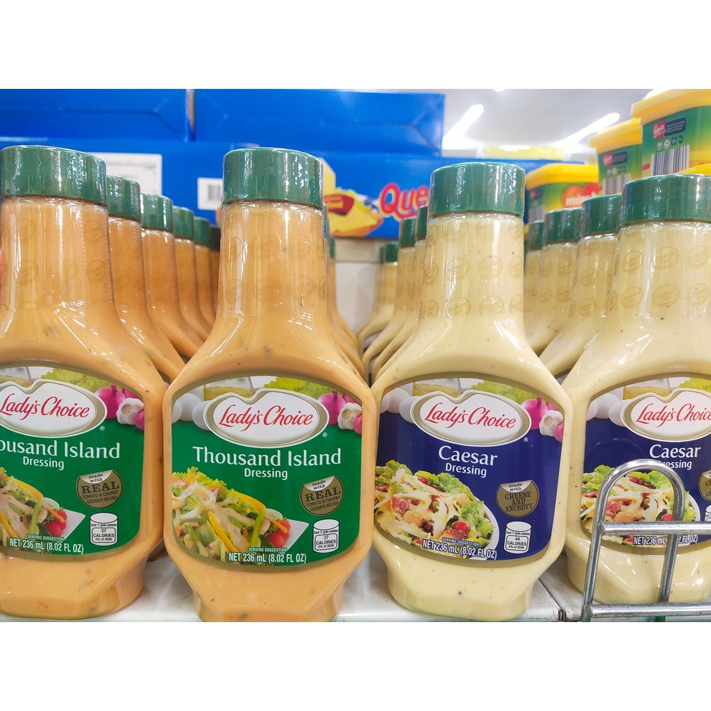 Lady's Choice Thousand Island Salad Dressing 236ml 1L Shopee Philippines