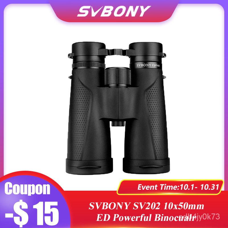 SVBONY SV202 Binoculars 10x50 Telescope ED Glass Professional Powerful Binoculars Long Range
