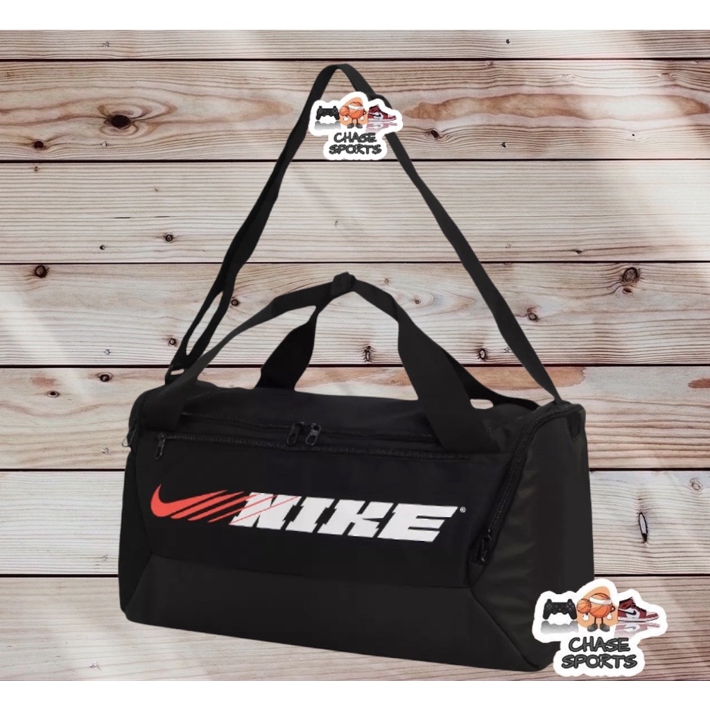 Nike Brasilia Graphic Training Duffel Bag Small Black (ORIGINAL BNEW WITH TAG) Shopee Philippines