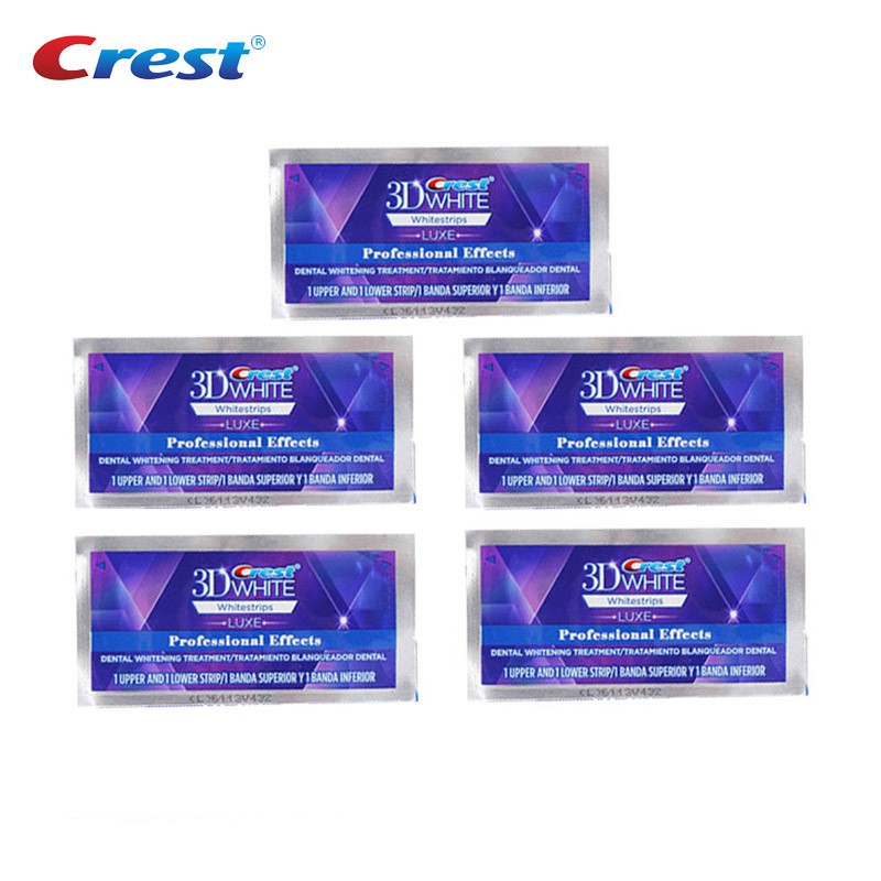 Crest 100 original Genuine 3D White Strips Luxe Professional Effects
