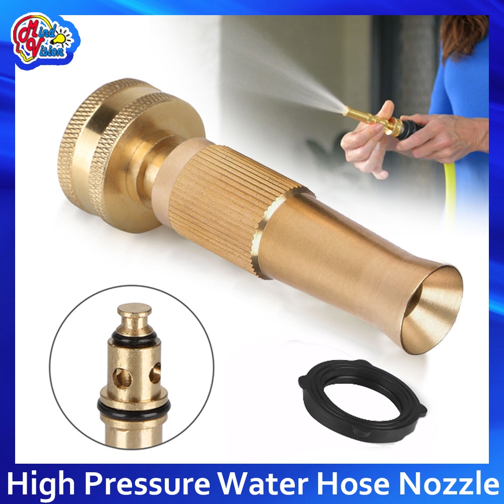 Pressure Washer Nozzle Adjustable Brass Sprinkler Spray Nozzle Garden