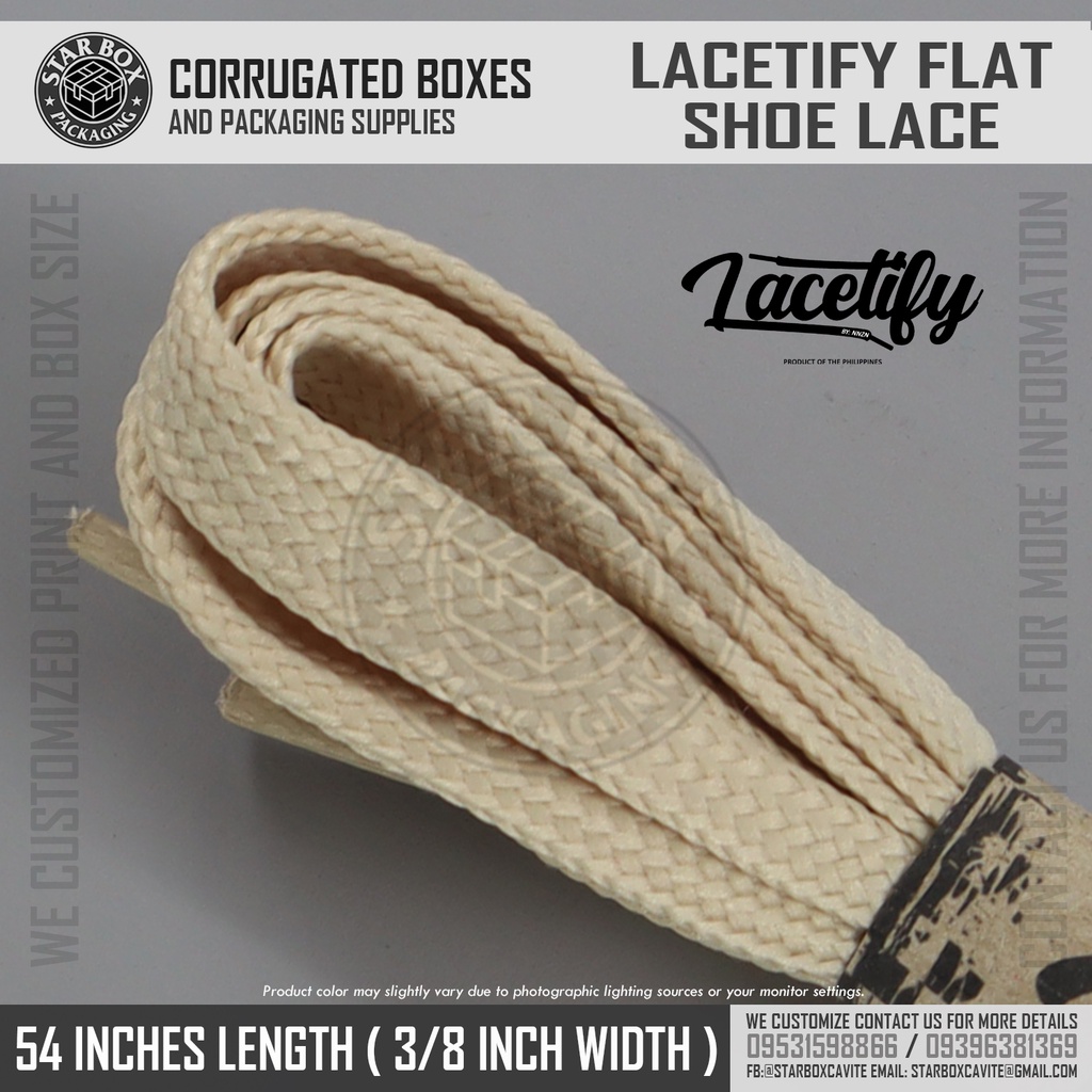 Premium Quality Colored Flat Shoelace Lacetify Classic Shoe laces Cord