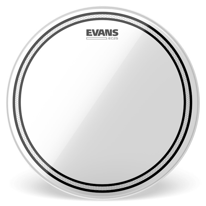 Skin Drum Evans Edge Control SST Clear Tom Batter 13" TT13EC2S Shopee