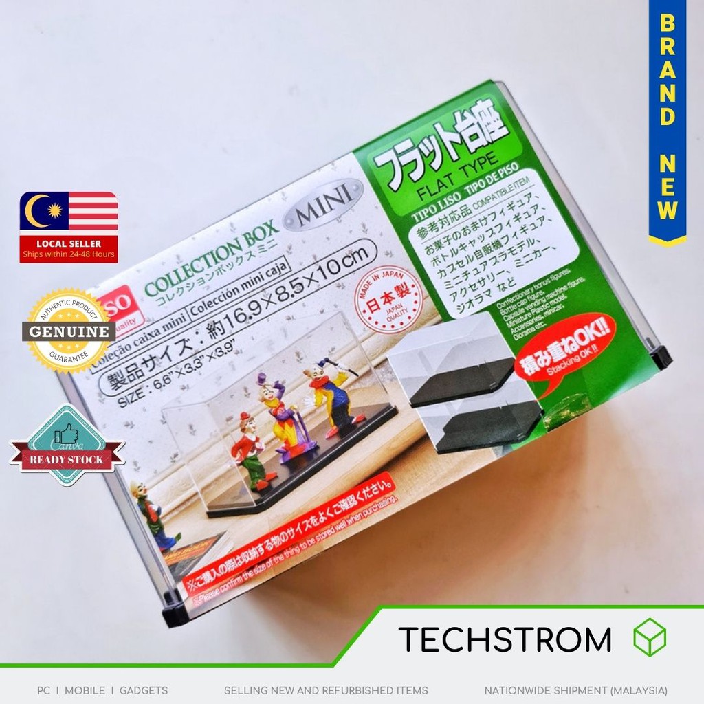 Daiso Japan Mini Collection Box Stair Type Stackable Figure Display