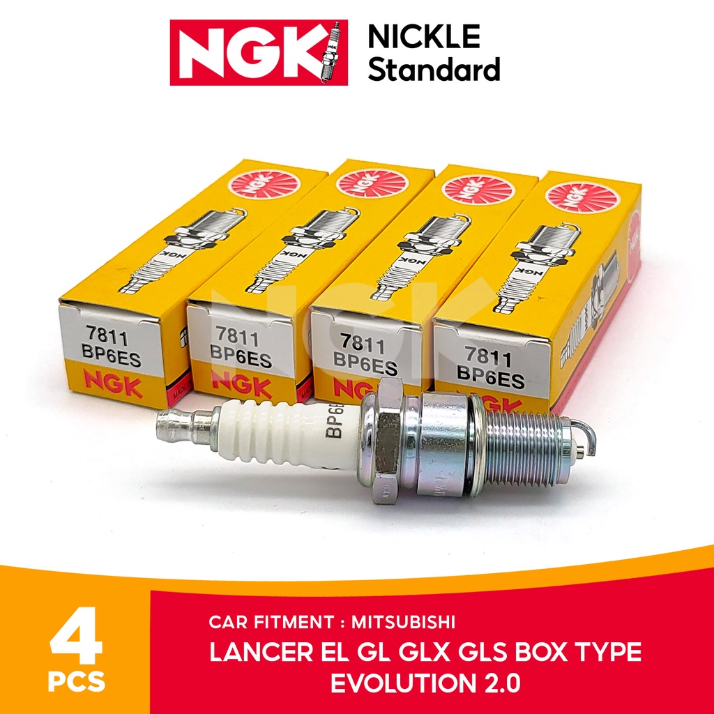 NGK BP6ES Standard Spark plug for Mitsubishi Lancer EL GL GLX GLS Box