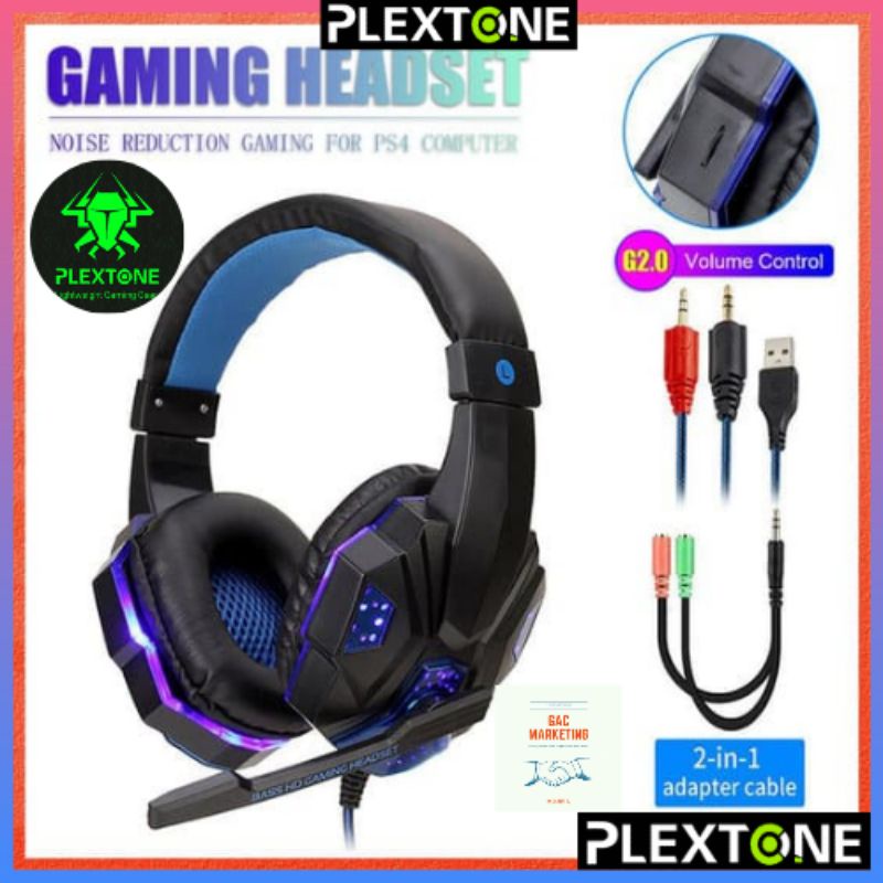 Plextone Pc780 Gaming Headphone Online Classes Headphone Headset with
