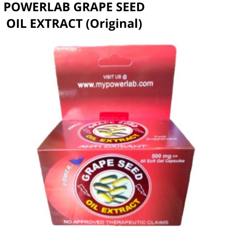 POWERLAB GRAPE SEED OIL EXTRACT (Original) Shopee Philippines