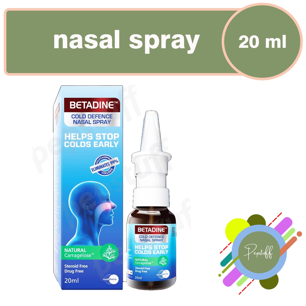 Betadine Cold Defense Nasal Spray / VICKS First Defense Shopee