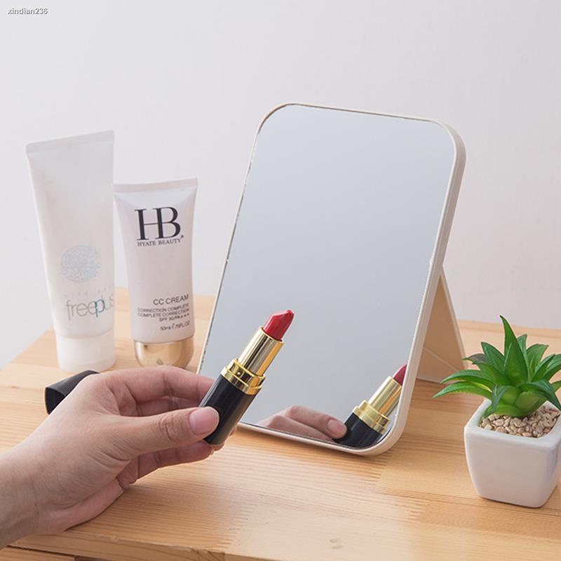 Makeup Mirror Desktop Vanity Mirror Large Folding Portable Square