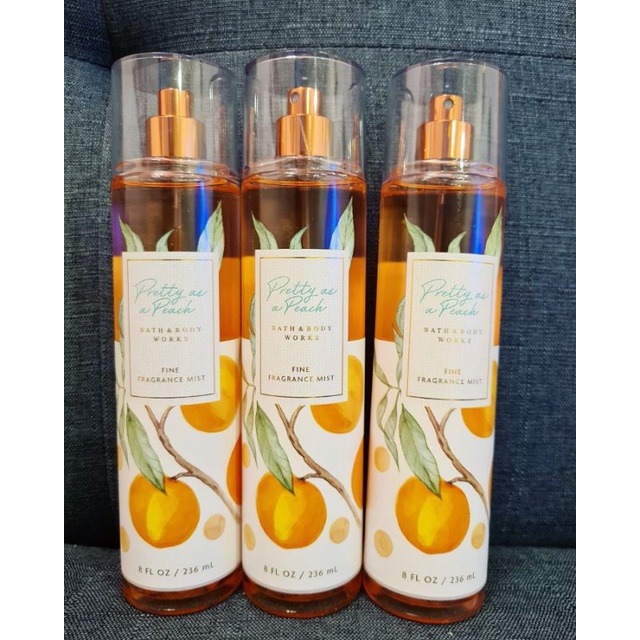 Authentic Bath and Body Works 2021 New Fragrance Pretty as a Peach fine