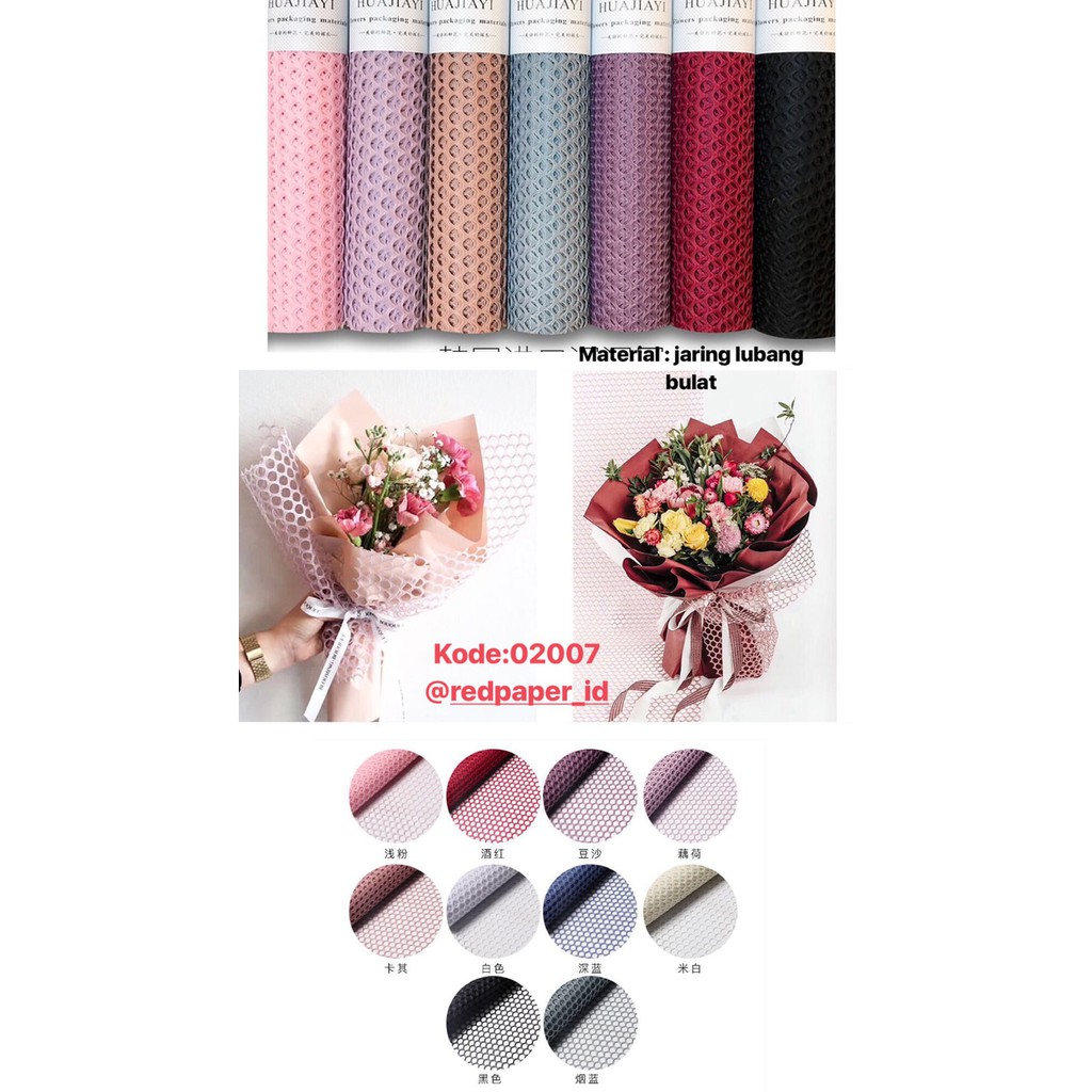 Flower Wrapping Paper roll/cellophane/Flower Wrapping Net