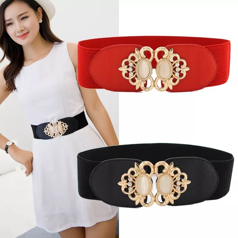 Belt for Dress Elastic Waistband Belt Women Fashion Belt Shopee