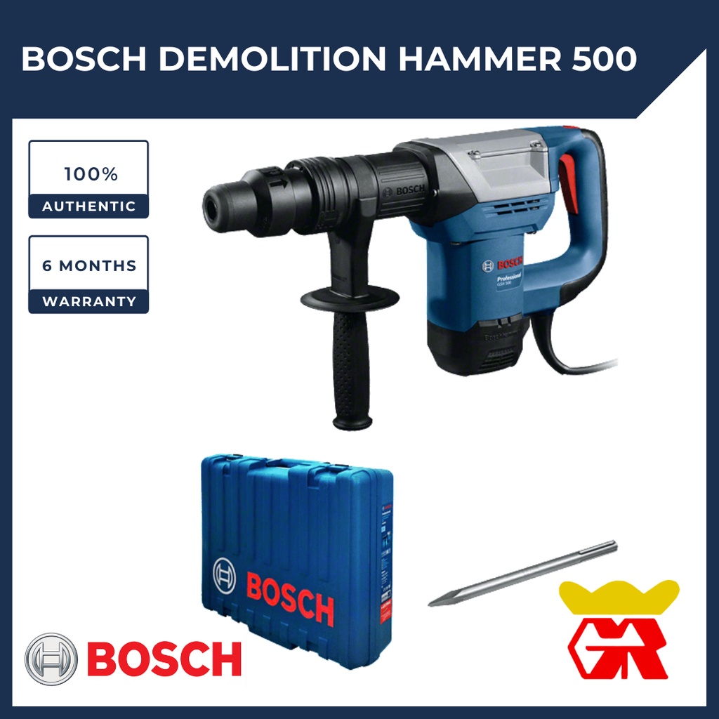 Bosch Demolition Hammer GSH 500 Chipping Gun Shopee Philippines