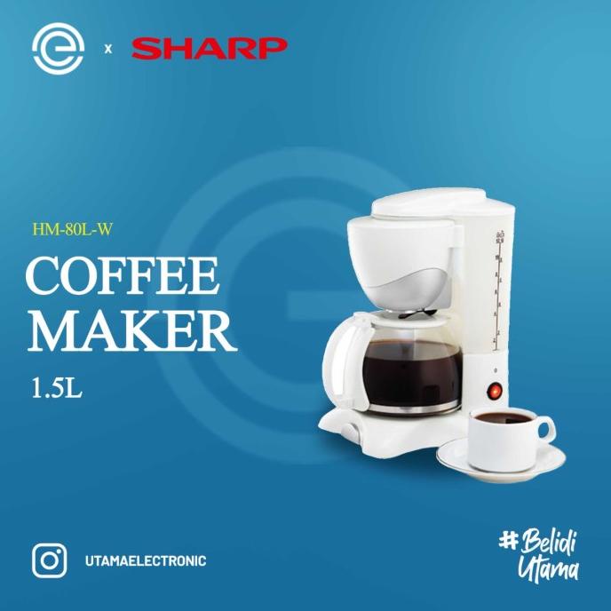 Sharp 1.5 Liter Electric Coffee Maker Hm80L Shopee Philippines