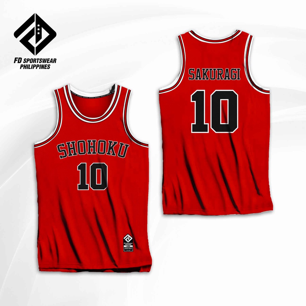 Shohoku Jersey 11 for Men Women Slam Dunk Manga Inspired SHOHOKU SAKURAGI RUKAWA AKAGI MITSUI