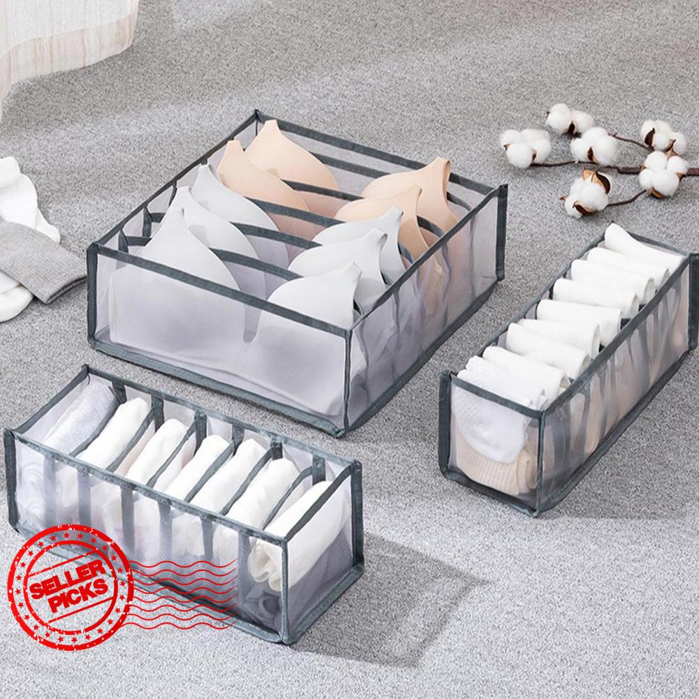 Underwear Bra Hijab Organizer Ikea Style Wardrobe Drawer Panties Box
