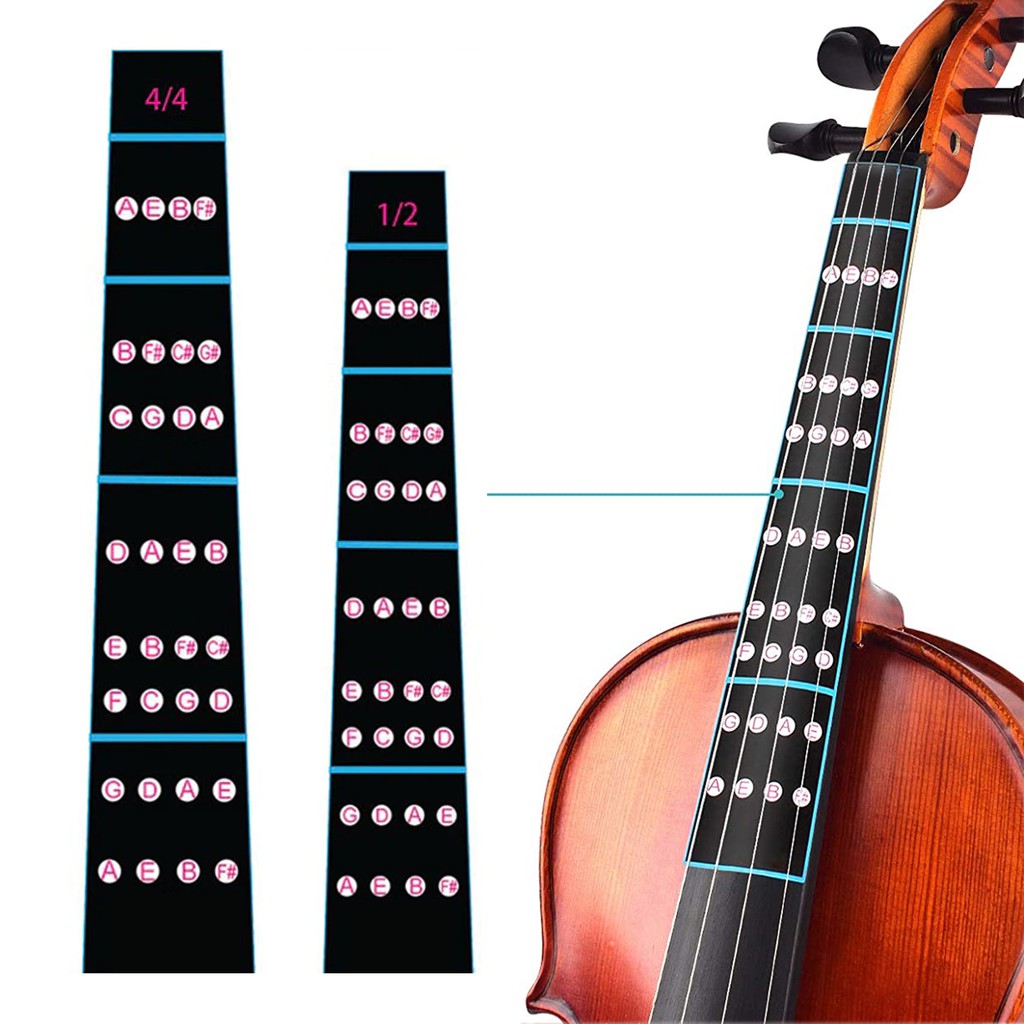 Violin Finger Guide Fingerboard Sticker Label Fret Marker Finger Chart