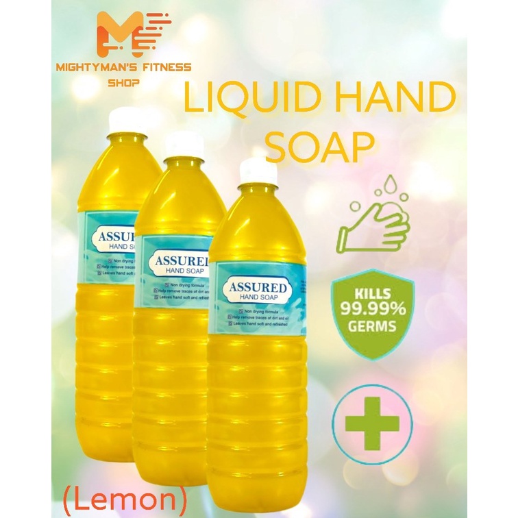 LIQUID HAND SOAP Kills 99.9 Germs 1 Liter Shopee Philippines