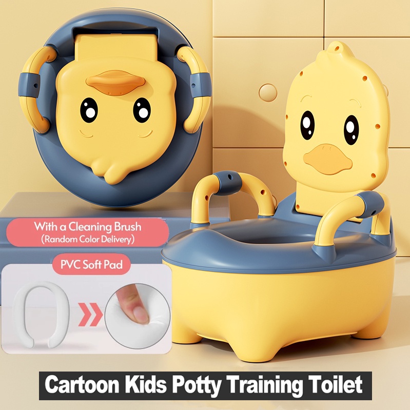 Portable Baby Potty Training Kids Potty Trainer Seat With Backrest and