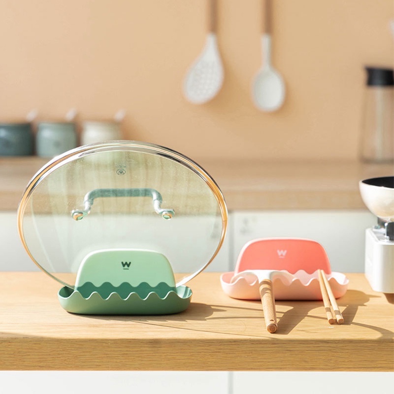 Kitchen Spatula Turner Spoon Rest Organizer Spatula Rack Holder Storage