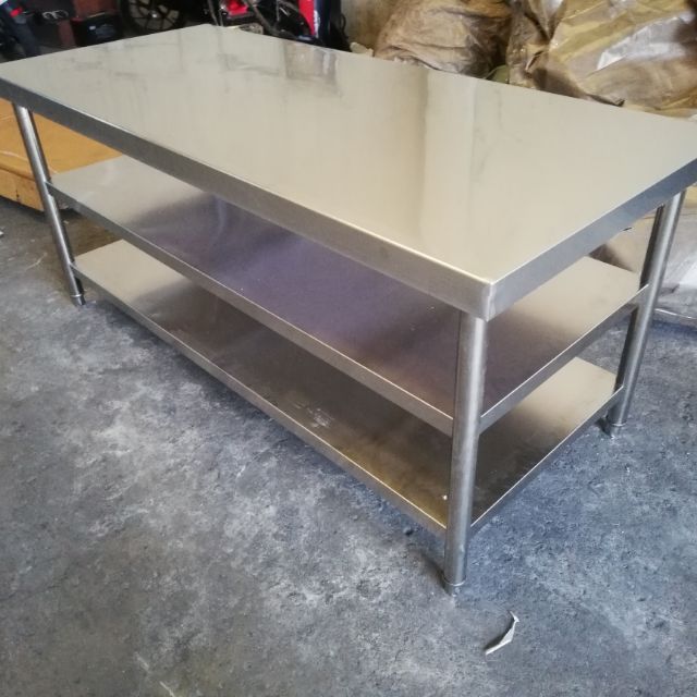 Stainless Steel 304 Prep Table (180 cm x 60 cm) Shopee Philippines