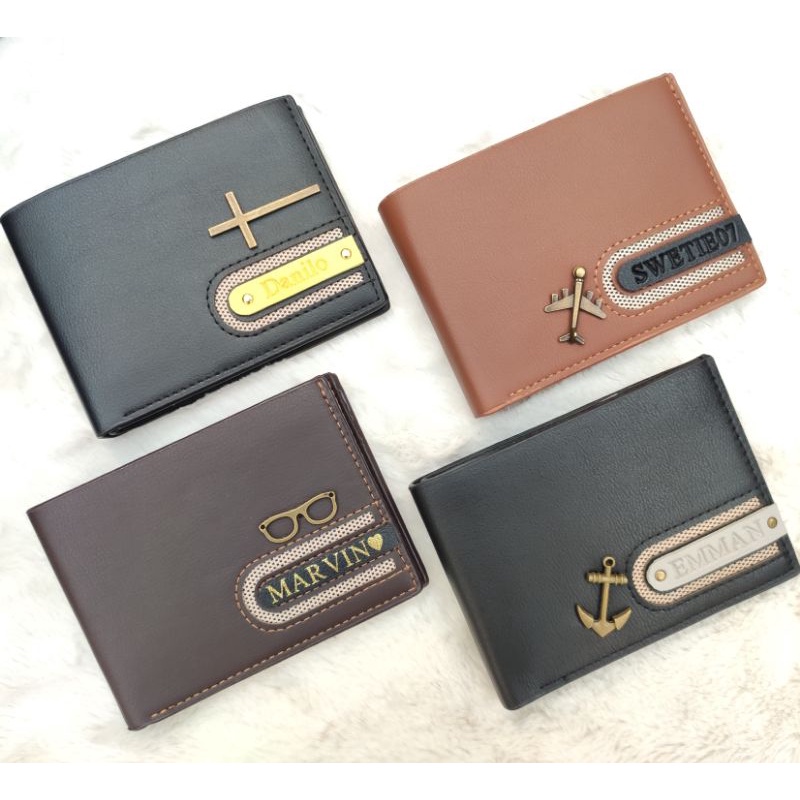 Personalized Mens Leather Wallet Shopee Philippines